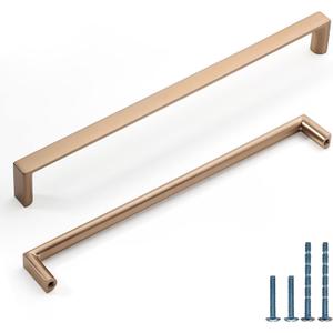 10 Pack 7.5 Inch(192mm) Kitchen Cabinet Handles Champagne Bronze Cabinet Pulls Kitchen Cabinet Hardware Drawer Pulls for Cupboard Wardrobe