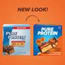Pure Protein Bars, High Protein, Nutritious Snacks to Support Energy, Low Sugar, Gluten Free, Chocolate Peanut Caramel, 1.76oz, 12 Count (Pack of 1) (Packaging May Vary) (EXP 12/07/25)