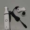 oneisall Dog Clippers with Double Blades,Cordless Small Pet Hair Grooming Trimmer,Low Noise for Trimming Dog's Hair Around Paws, Eyes, Ears, Face, Rump (White)