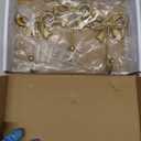 Triple Gold Bow Hooks, Wall Mount Coat Hook, Gold Wall Hooks for Hanging for Hats, Bags, Coats, Bathroom, Kitchen, Office