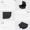 Center Console Organizer for BMW X3 iX3 X4 iX4 M3 2019-2024 Car Hidden Storage Box,BMW X3 X4 M2 M3 i3 328i 330i M4 i4 Accessories ABS Center Console Organizer Storage Box