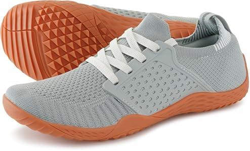 WHITIN Men's Barefoot Running Shoes | Minimalist Cross-Trainer | Zero Drop Sole, Size 44