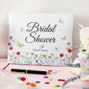 Patelai Bridal Shower Guest Book Decorations Guest Book Sign Alternative Signature Bridal Shower Gifts for Wedding Bachelorette Party with Pen