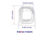 Whole Parts Refrigerator Ice Dispenser Chute Gasket Part# DA97-12594A - Replacement and Compatible with Some Samsung Refrigerators