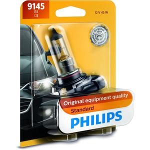 Philips 9145B1 Standard Halogen Replacement Front Fog Bulb, 1 Pack