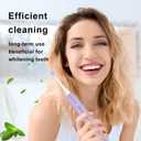 kingheroes Electric Toothbrush Set, Comes with 8 Brush Heads & Travel Case,4 Modes with 2 Minutes Built in Smart Timer, One Charge for 60 Days, 42000 VPM Motor (Purple)