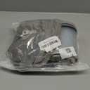 Dog Cone Collar with Enhanced Anti-Licking, Inflatable Dog Cone After Surgery, Adjustable Size with Soft Padding for Small Medium Large Dogs - M+ (Gray)