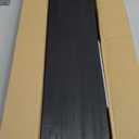 24 Inch Floating Shelves for Wall Rustic Black Wood Wall Shelves for Bedroom Set of 4