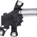 A-Premium Rear Windshield Wiper Motor Compatible with Volkswagen Tiguan 2013-2017 1.4L, Tiguan 2009-2017 2.0L, Sport Utility, 4-Pin, Replace OE# 5N0955711A