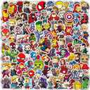 200PCS Cool Character Stickers for Water Bottles Skateboard Luggage Laptop Bumper Waterproof Vinyl Stickers Bulk for Boys Teens Adults