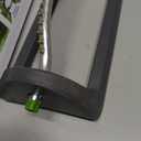 Lawn Sprinkler, 18-Hole Brass Nozzle Oscillating Sprinkler, Garden Tool for Lawns up to 3,600 Square Feet, Jet Cleaning Needle Hidden on the End of the Product, Gray
