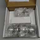 Exterior Door Lock Set, Single Cylinder Deadbolt Lock and Door Knob Set, Keyed Alike Front Door Lock Set, Satin Nickel Door Knob and Deadbolt Set  1 Pack, Entry, Satin Nickel