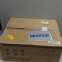 Black Ceiling Fans with Lights - 46" Flush Mount Ceiling Fan with Remote and 5 Reversible Blades, 3CCT Dimmable, 6 Wind Speeds&2H Timer, Indoor Low Profile Fan Light Fixture for Modern Bedroom