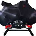 VELOSOCK Water-Resistant Mountain Bike Cover - Premium All-Weather MTB & E-Bike Storage & Transport Cover CARBON BLACK (Water Repellent-MTB/E-BIKE)