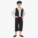 fun shack Victorian Boy Costume, Kids Historical Outfit, Boys Period Attire, Victorian Style Dress-Up, Size XL