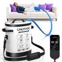 Cold Therapy Machine, Program Timer Ice Machine for Knee After Surgery, Portable Ice Therapy Machine with Quiet Pump, Large Cold Pad for Ankle, Arm Joints, Sports Injuries, Cryotherapy Pain Relief