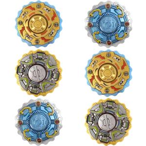 2 x 6Pcs Fidget Spinners, 2-in-1 Sprockets Hand Roller Fidget Chain Spinner for Boys Kids Adults Teens Men Boyfriend, Stress Relief Sensory Toys for Stocking Stuffers Gifts Classroom Prizes Party Favor
