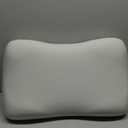 C CUSHION LAB Deep Sleep Pillow, Patented Ergonomic Contour Design for Side & Back Sleepers, Orthopedic Cervical Shape Gently Cradles Head & Provides Neck Support & Shoulder Pain Relief - Calm Grey