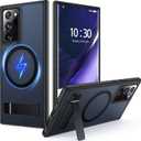 for Samsung Galaxy Note 20 Ultra Case with MagSafe [Adjustable Kickstand][Charge While Standing][Military Shockproof] Translucent Matte Soft Silicone for Note 20 Ultra 5G Phon