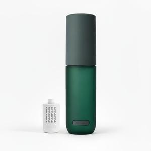 Water Filter Bottle Compact Leak-Proof : BPA-Free Plastic with Replacement Filter for Camping Hiking Clean Water (Blue, 27, ounces)