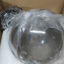 Kitchen Island Pendant Light Modern Globe Hand Blown Glass Ceiling Hanging Lights fixtures for Living Dining Room Bedroom, 9.8 Inches Diameter, 49.9 Inches Height