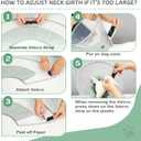 Dog Cone Collar for Recovery: Soft Elizabethan Collar Alternative to Stop Licking, Adjustable Pet Cone for Large, Medium, Small Dogs, for Surgery, Spay, Injury, Skin Treatment