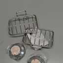 iPEGTOP Super Powerful Vacuum Suction Cup Shower Soap Dish - Updated Strong Rustproof Stainless Steel Soap Saver Sponge Holder for Bathroom & Kitchen Sink, 2 Pack (Chrome)