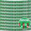 Football Party Decorations 10 Pack 98 FT Green Brown Foil Fringe Garland Metallic Tinsel Streamer for Superbowl Birthday Decorations Football Party Supply