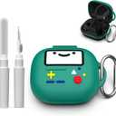 Silicone Cover for Beats Powerbeats Pro 2 Case Cute (2025), Funny Cartoon Game Console Design Shockproof Protection Case for Powerbeats Pro 2 Accessories with Keychain/Cleaner Kit (Green)