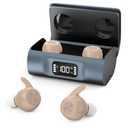 OTC Hearing Aids for Seniors & Adults - Rechargeable, 25+ Hour Battery Life, Advanced Noise Cancellation, 5-Level Volume & Memory, Clear Sound, Comfort-Fit