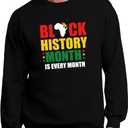 2 x 10 Sheets Black History Month Iron On Transfer Heat Press Decals Black and Proud Heat Transfers Patches for Clothing Hoodies Washable DIY Decoration Applique