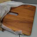 Wooden Step Stool, 9'' One Step Stool for Adults, Wooden Beside Step with 550 Lbs Load Capacity, Heavy Duty/Portable/Nonslip/Durable Construction Safe Step for Bedroom/Kitchen (Warm Acacia)