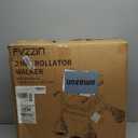 Walkers for Seniors with Seat, Extra Wide 2 in 1 Rollator Walker & Transport Chair with Reversible Backrest & Detachable Footrests, Foldable Wheelchair Combo with 8" Anti-Slip PU Wheels, Red