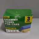 3 Pack Premium XL Shammy Cloth for Car Drying, 34x25 Chamois Towel for Car, Super Absorbent Shammy Towel for Car, Reusable Soft Car Drying Towels