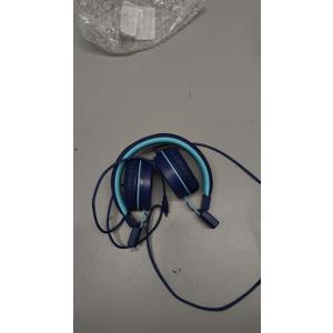 Upgrade USB Type C Kids Headphone for School, 94dB Safe Volume Limited, HD Stereo Sound, Foldable Lightweight On-Ear Headphones for Boys/Girls/Students/Tablet/Travel (Dark Blue)