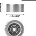 Drive Belt Idler Pulley Belt Tensioner Pulley Compatible for Mitsubishi Outlander 2.4L L4 - Gas 2012-2015 [ES, SE] - Replace Part 1341A051