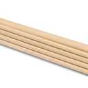 Wooden Dowel Rod, 3/16 Inch x 24 Inch Wood Dowels, Pack of 25 Wooden Dowels for Crafts, Unfinished Hardwood Wooden Dowels Rods, Strong Wood Rod Dowels for Crafting and DIYers