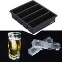 Silicone Ice Cube Trays Large for Whisky(2-Pack) - Butter Mold,With Easy Release Ice Cubes for Whiskey and For Cocktail,Food Grade