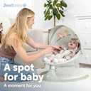 Jool Baby Nova Baby Swing for Infants – Bluetooth Music, Remote (Sage)