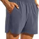 Nepest Men's 5 Athletic Running Shorts with Pockets, Lightweight Quick Dry Gym Workout Training No Liner Shorts (XL)