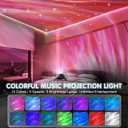 Galaxy Projector, Northern Aurora & Star Projector for Bedroom with Bluetooth Speaker & White Noise, Remote & Timer, Mood Lighting for Room Decor, Gifts for Kids Adults Teens, BirthdayBlack