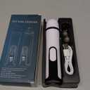 Silent Groom Pro Nail Grinder, 2026 Dog Nail Grinder 3 Speeds with LED Light & Rechargeable USB Charging Pet Nail Grinders for Dog Cat Home Use (White)