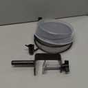 Deck Bird Feeders Platform Bird Feeder Deck Mount Bird Bath Spa for Dual Use Deck Flower Stand Flower Pot Great for Attracting Birds Detachable and Adjustable Heavy Duty Sturdy Steel,Bronze