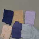 Hanes Women's Organic Cotton Panties Pack, ComfortSoft Underwear, 6-Pack (Colors May Vary) (Size 7)