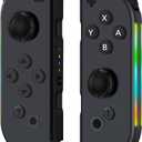 JYELUK Replacement for Nintendo Switch Controller, Compatible with Switch Controllers With RGB LED，Support Double Vibration/ Wake-up/ Screenshot