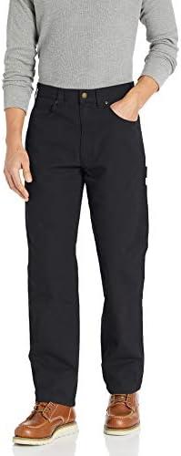 Amazon Essentials Men's Relaxed-Fit Carpenter Utility Pant with Tool Pockets - Discontinued Colors, Black, Size: 32"W*31"L