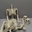 LUKBERA 2 Pack 3 ft Halloween Skeleton Posable, 36 Full Body Human Skeleton with Movable Joints for Halloween Haunted House Graveyard Party Scary Indoor Outdoor Decor