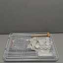 12 Panels Small Animal Playpen,Pet Playpen,C&C Cage for Guinea Pigs,Puppy Play Pen,Bunny Playpen Indoor Outdoor, Portable Metal Wire Yard Fence(White)