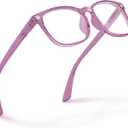CCVOO Reading Glasses for Women/Men, Eyeglasses, Blue Light Readers for Women/Men, Computer Eye Glasses, Cheaters (Purple)