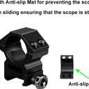 Scope Rings 30mm,2 Packs of Medium Profile Scope Mount Rings for 21mm Picatinny Rails